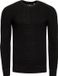 Rusty Neal Heren Trui Casual Fit Trui Zwart Maat XL