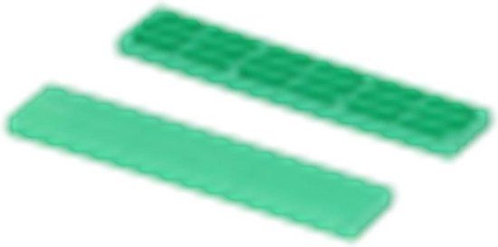 Rasterblokje 22x5mm Groen (100 Stuks)