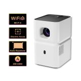 PANDA PF03 Projector Native 720P Bluetooth WiFi6 Filmprojector Real 200 ANSI Auto Keystone Elektrische focus voor thuis buitengebruik