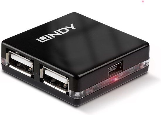 LINDY 42742 USB Hub - Black