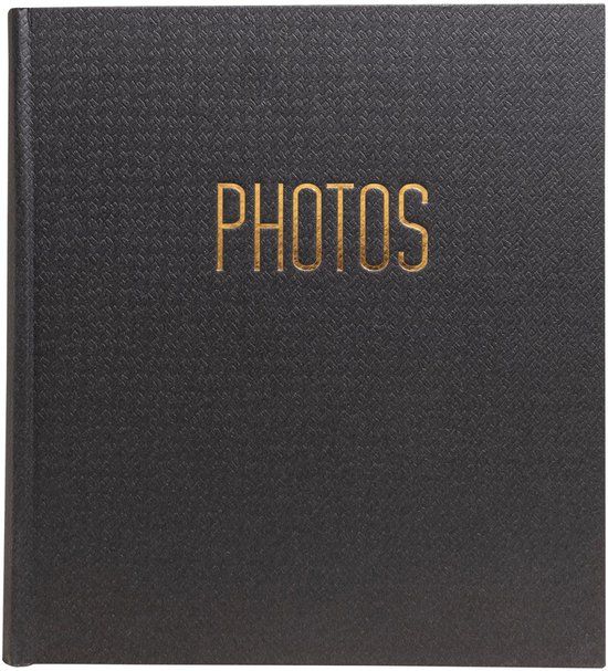 Fotoalbum, Exacompta Fotoalbum boekgebonden 60 zwarte pagina's OfficeByMe - Zwart