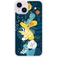 Apple iPhone 14 Sea flowers Verstevigd hoesje met sublimatie bedrukking