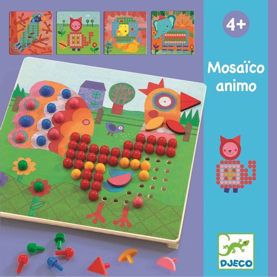 Djeco Mosaïco Animo - Educatief spel - 3+ jaar