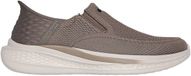 Skechers Slade Deacon herensneakers, gebreide mesh, taupe, 44 EU