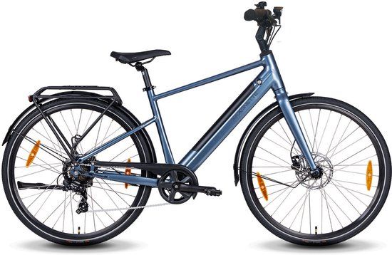 Saxonette Urbano heren ebike 7 sp 11.6 Ah blauw