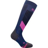 CMP Damessokken Graphene Blauw/Roze Fluo Schoenmaat 36-38