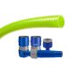 TATAY Green Line Tuyau d'arrosage flexible, 25 m, 5/8 pouce, 21 bar, PVC, protection anti-UV A, sans BPA, couleur vert tilleul