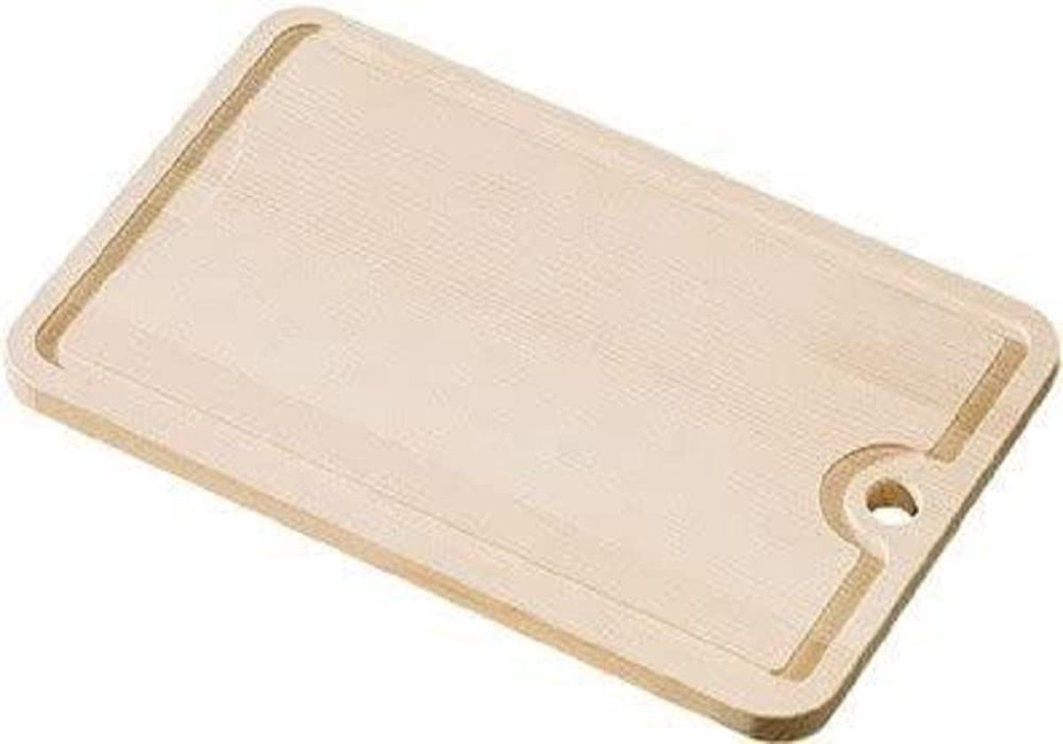 FACKELMANN Snijplank - Beukenhout - Ontbijt- of Broodplank - Breuk- en Snijbestendig - Beige