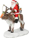 Luville Lure Rudolf Kerstdorp Figuur Meerkleurig Polyresin 8.5 cm