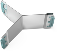 Philips Airfryer Compartment Separator - HD9875, HD9880, HD9876 - Aluminium/Teal