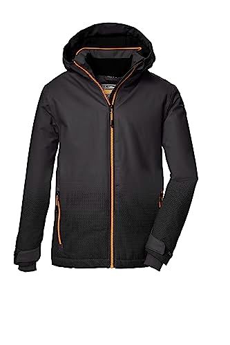 killtec Jongens Ski-jas - KSW 177 BYS SKI JCKT - anthracite - Maat 152