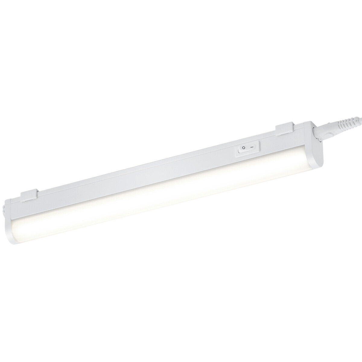 BES LED LED Wandlamp - Wandverlichting - Trion Noram - 4W - Warm Wit 3000K - Rechthoek - Mat Wit - Kunststof