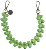 123watches Telefoonkoord Heart - appelgroen - zilver