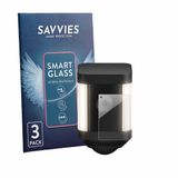 Savvies 3 Stuks Screenprotector - Geschikt voor Ring Spotlight Cam Plus - Beschermfolie Glas Transparant