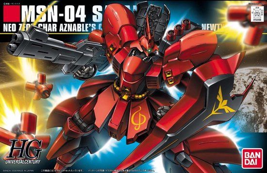 Bandai Gundam HGUC 1/144 Sazabi Model Kit