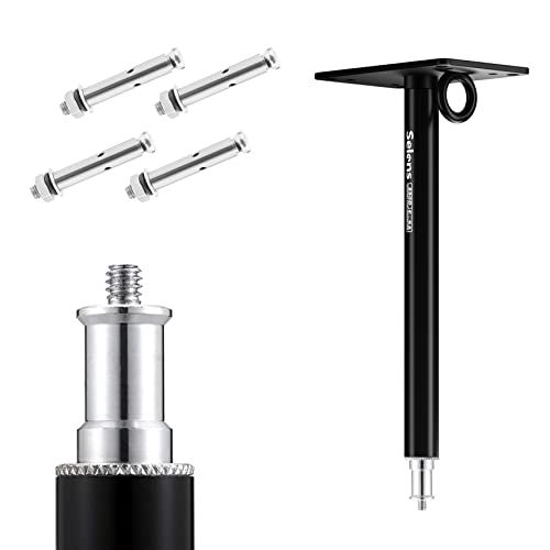Selens Fotografie wandmontage arm arm 28,5 cm muur plafondmontage boomarm met 1/4 inch schroefdraad universele adapter voor foto videolampen, paraplu's en reflectoren