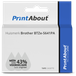 PrintAbout Huismerk Brother BTZe-S641PA Tape Zwart op geel (18 mm)