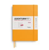 Leuchtturm1917 B5 Composition Weekly Planner & Notebook 2026 Hardcover Rising Sun