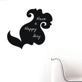 Ambiance Sticker Schoolbordsticker - uitwisbare zelfklevende muurstickers - BLOEMENMOTIE - 40x45cm