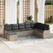 Maison Exclusive - Salon de jardin 8 pcs Gris clair Poly rotin
