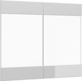 Vicco R-Line Keukenfront – 79.2 x 59 cm meubelfront voor de glazen hangkast Wit Hoogglans