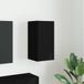 Prolenta Maison Exclusive - TV-meubel voor aan de muur, 30 x 31 x 60 cm, zwart, houtvezel