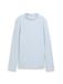 Tom Tailor Cosy chemise à manches longues et col montant - light fjord blue melange