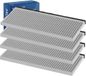 Alapure 4x CleanAir Koolstoffilter voor Bosch 17006837 / 11025805 / DSZ4551