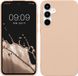 kwmobile telefoonhoesje geschikt voor Samsung Galaxy A35 - Back Cover - Kokosmelk