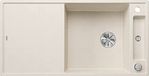 Blanco Silgranit spoelbak, 1000x510 mm, zacht wit