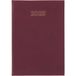 Grafoplas Kalender 2025, dag vanaf pagina, 24 x 16,5 cm, bordeaux, Spaans, gevoerde omslag, FSC-gecertificeerd, 80 g, inclusief leessteen, planning en kalender voor 3 jaar