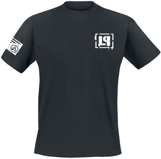 Linkin Park Flag Heren T-shirt - zwart - S