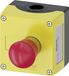Siemens 3SU18010NE004AB2 3SU1801-0NE00-4AB2 Behuizing Voor bodembevestiging, Met schild 1 knop Rood, Zwart Draai-ontgrendeling 1 stuk(s)