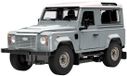 MondoMotors Land Rover Defender RC auto 1:24 Lichtgrijs/Zwart