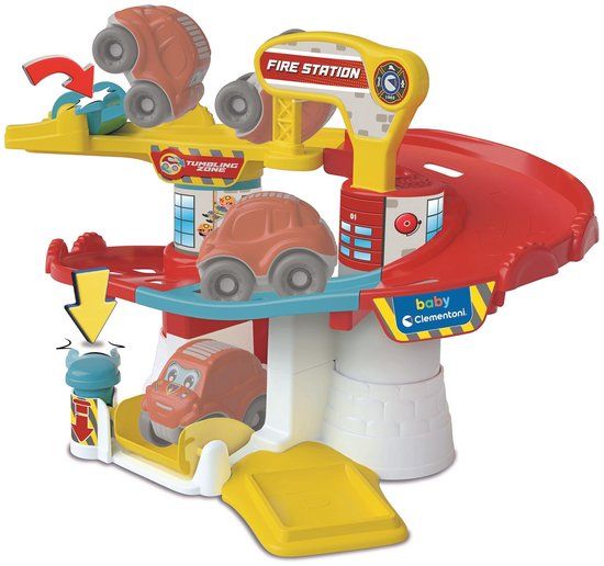 Clementoni Tumbling Car Brandweerkazerne Interactieve Speelbaan