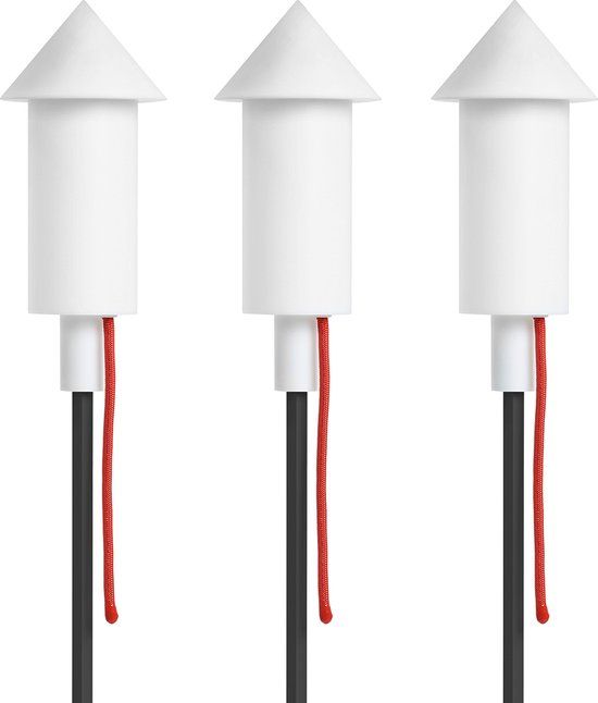 Fatboy Prêt a Racket - Set van 3 Tuinlampen op Zonne-energie - Wit