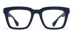 Mykita Souda Lunettes de vue unisexe bleu carrées 50mm