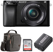 Sony Sony Alpha A6100 systeemcamera + 16-50mm + Accessoire Kit