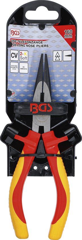 BGS 7151 VDE telefoontang recht 160 mm
