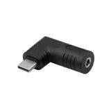 Akyga AK-ND-D14 câble adaptateur USB-C vers 3.5 x 1.35 mm Noir