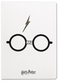 Harry Potter - Bliksemschicht - Bril A5 Notitieboek - Hardcover