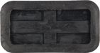 KS Tools Gummiauflage 33 für MAHA / Rotary / AC Hebebühnen, 112 x 61 x 17 mm - 160.0561