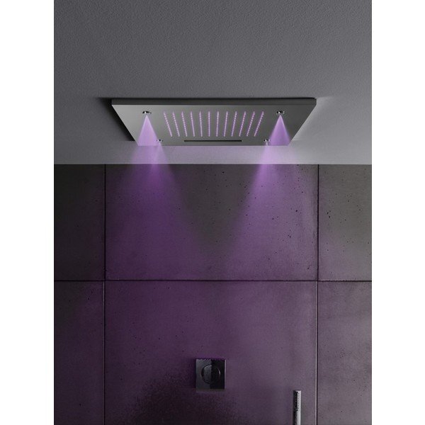 hotbath Mate 50x50 triple LED geborsteld nikkel M146GN