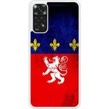 Redmi Bedrukt siliconen hoesje compatibel met Redmi Note 11 4G Drapeau Lyon