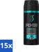 Axe Apollo Déodorant Bodyspray - 150 ml - Lot économique - 15 pièces