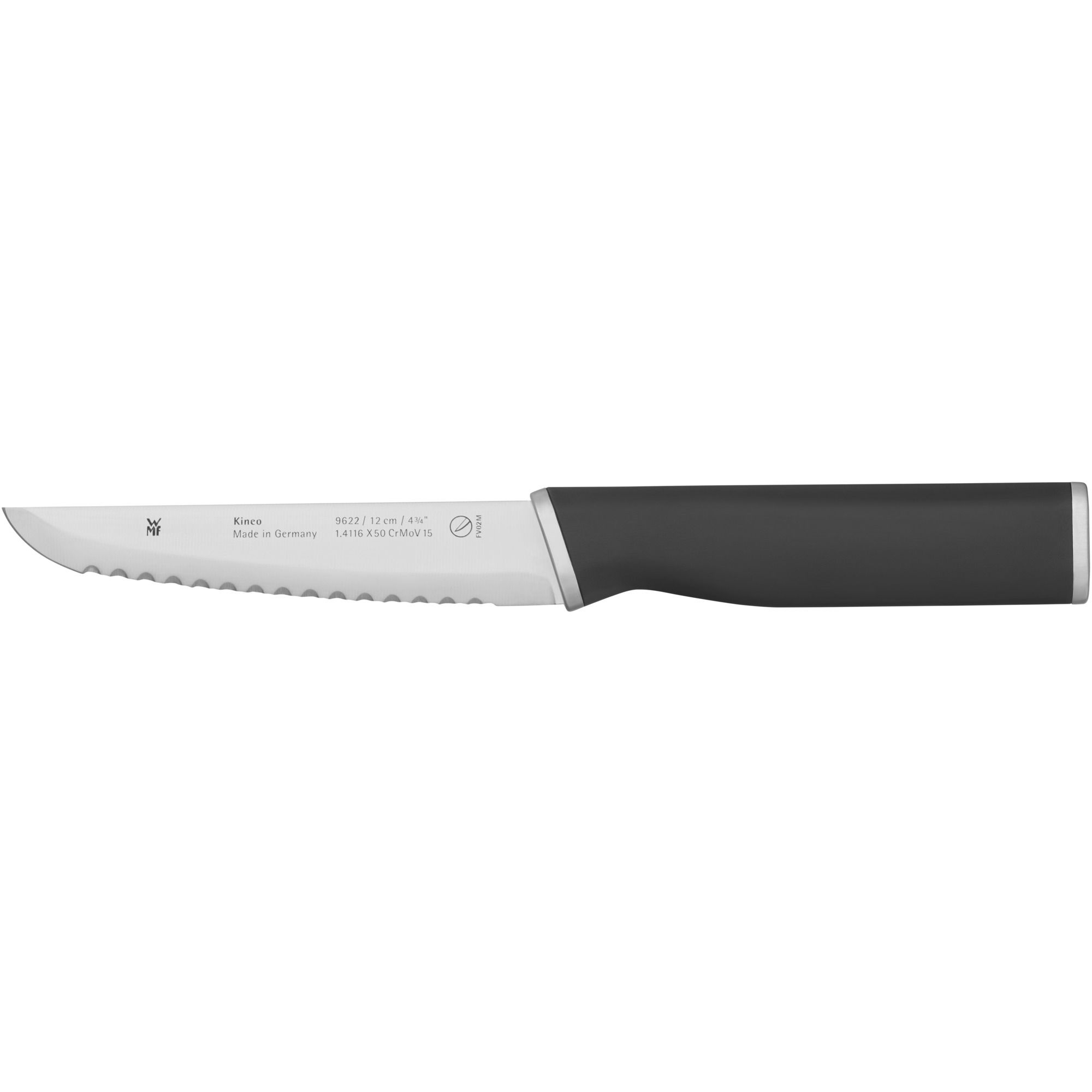 WMF Kineo Fruitmes 12 cm Roestvrijstaal Zwart
