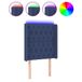 VidaXL Hoofdbord en Voeteind Blauw met LED