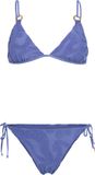 Brunotti Sunanda-Jacquard Triangel Bikini Set Dames Marlin Blue Maat 38