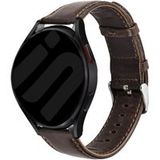 Strap-it Samsung Bracelet cuir Samsung Galaxy Watch 6 Classic 47mm (marron foncé)