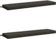 vidaXL Coussins de banc SOEST 2 pièces 100% Polyester Anthracite 140 x 40 x 8 cm
